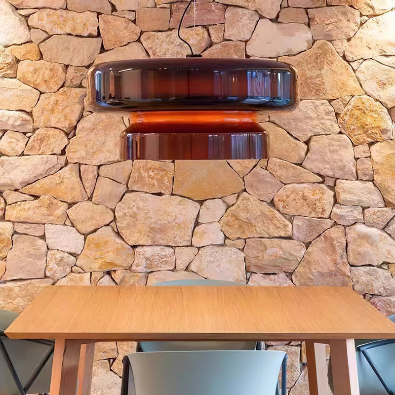 Bohemia Blown Glass Pendant Light – Organic Design with Integrated LED