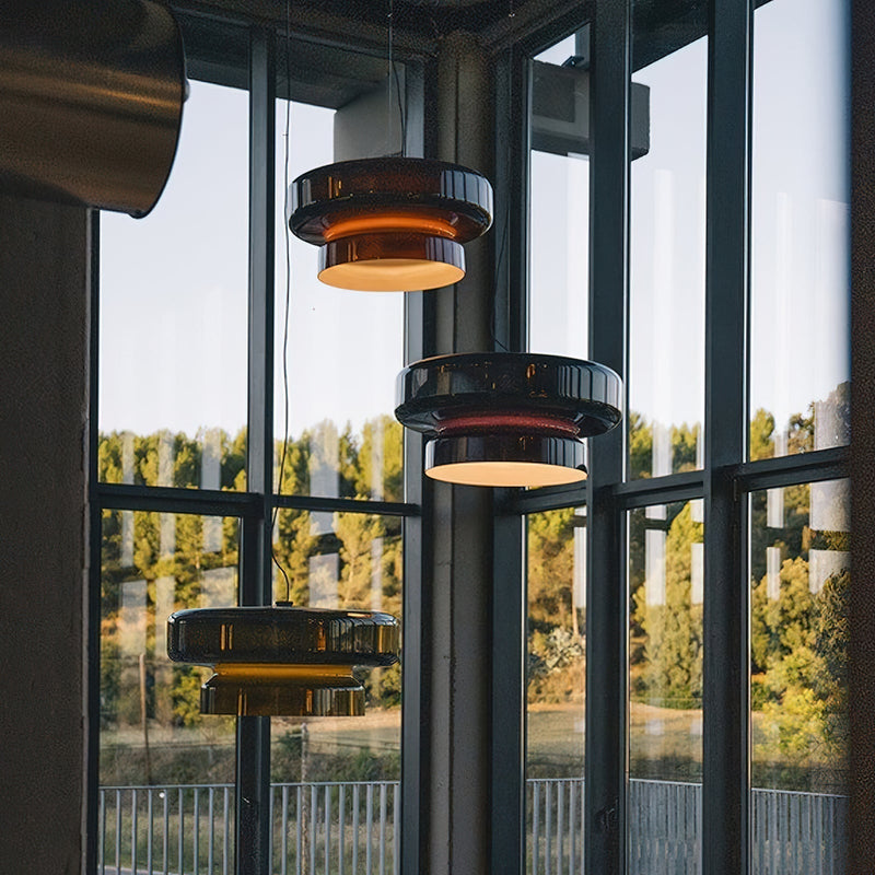 Bohemia Blown Glass Pendant Light – Organic Design with Integrated LED