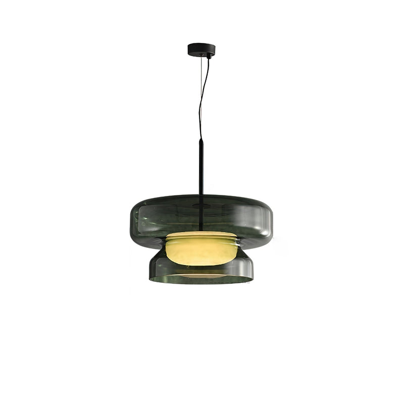 Bohemia Blown Glass Pendant Light – Organic Design with Integrated LED