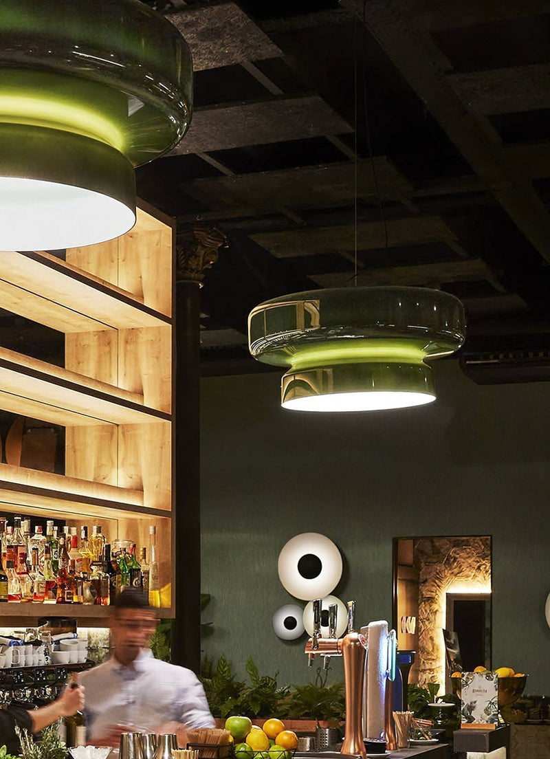 Bohemia Blown Glass Pendant Light – Organic Design with Integrated LED