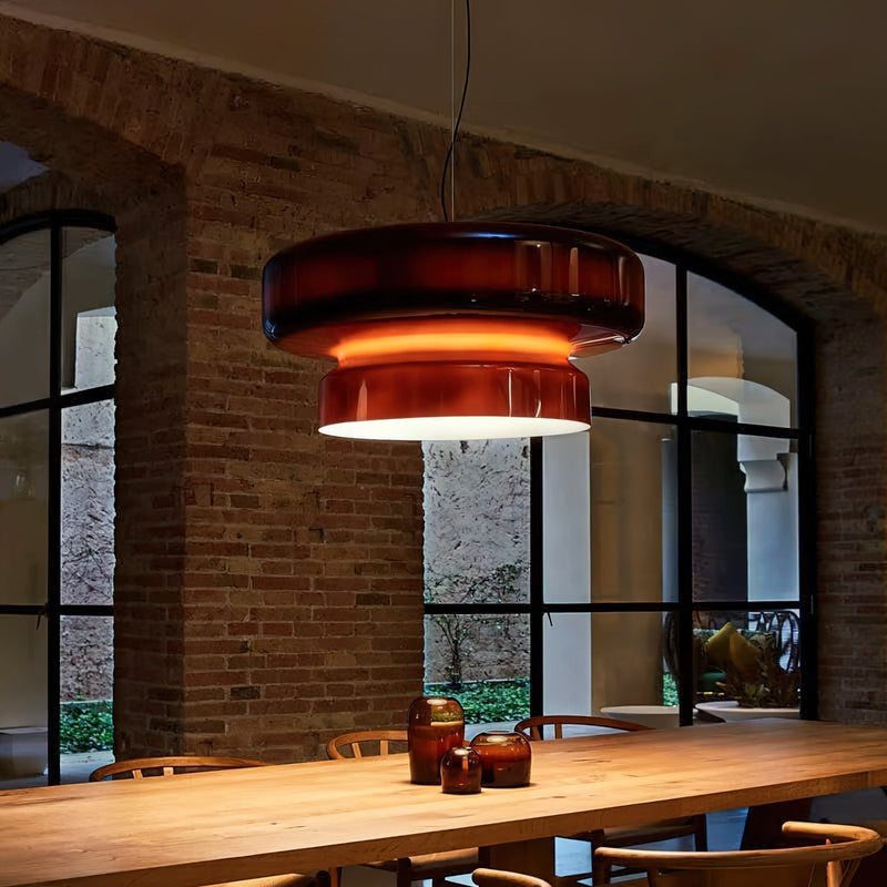 Bohemia Blown Glass Pendant Light – Organic Design with Integrated LED