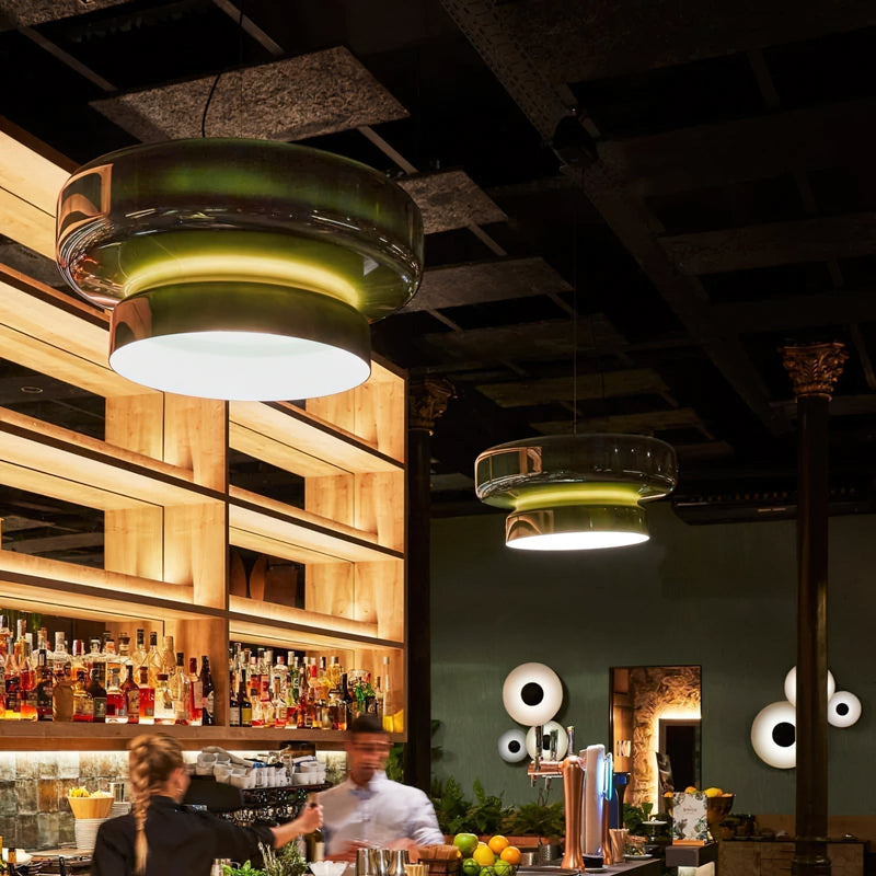 Bohemia Blown Glass Pendant Light – Organic Design with Integrated LED