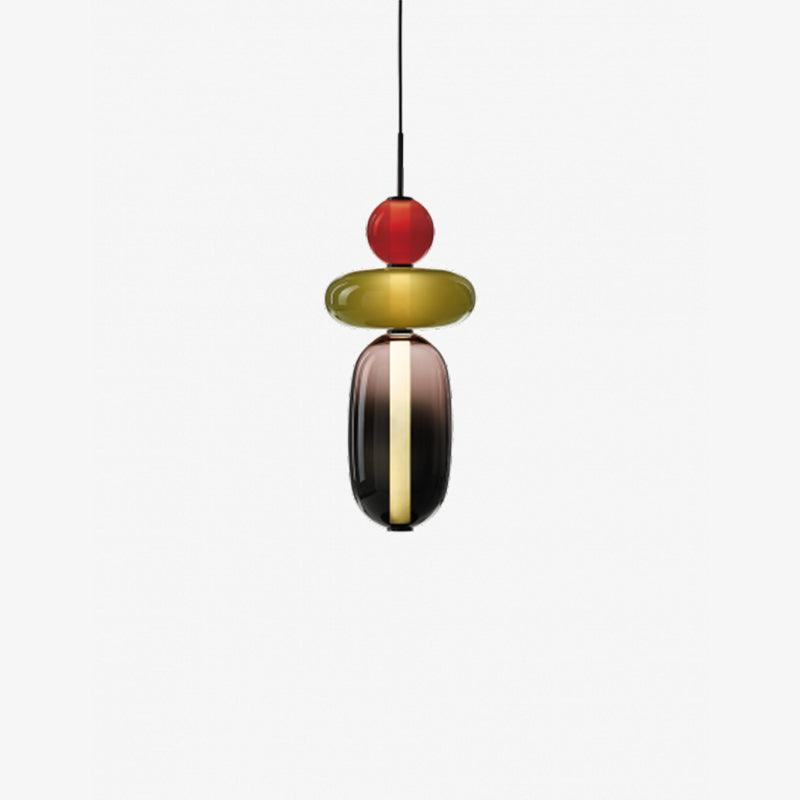 Candy Glass LED Pendant Light – Modern & Colorful Design