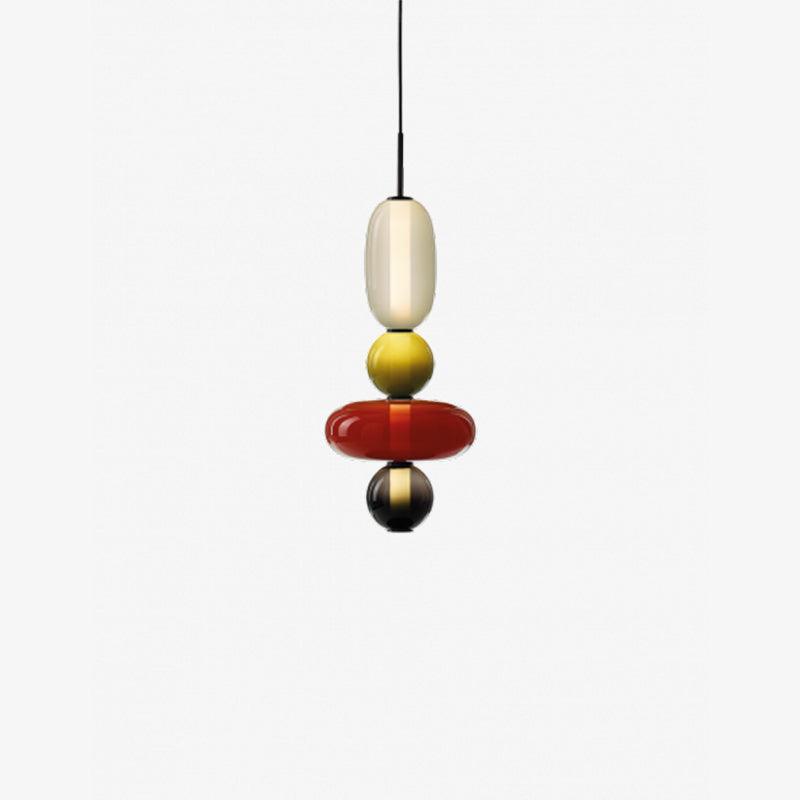 Candy Glass LED Pendant Light – Modern & Colorful Design