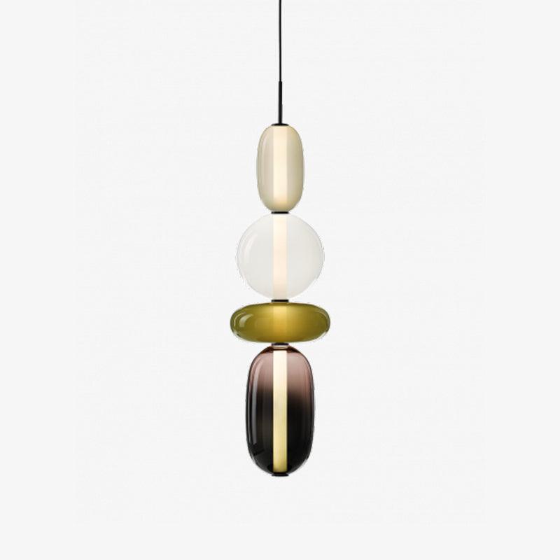 Candy Glass LED Pendant Light – Modern & Colorful Design