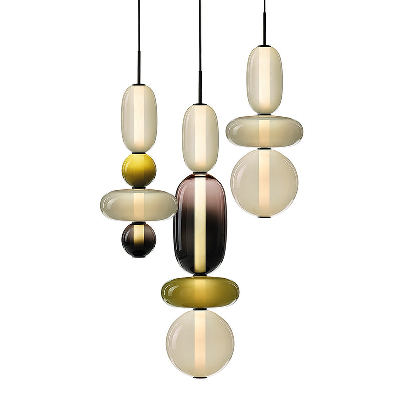 Candy Glass LED Pendant Light – Modern & Colorful Design
