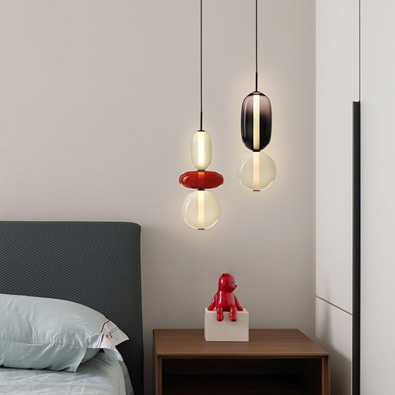 Candy Glass LED Pendant Light – Modern & Colorful Design