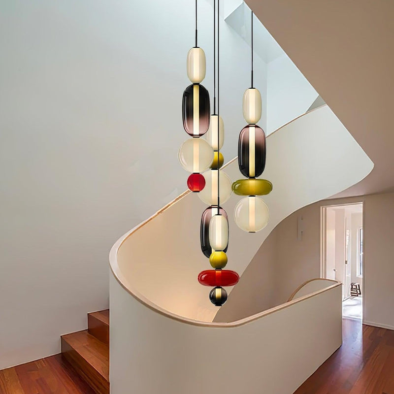 Candy Glass LED Pendant Light – Modern & Colorful Design