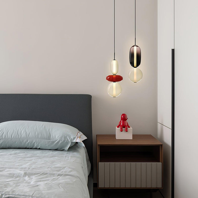 Candy Glass LED Pendant Light – Modern & Colorful Design