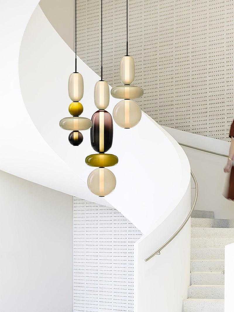 Candy Glass LED Pendant Light – Modern & Colorful Design