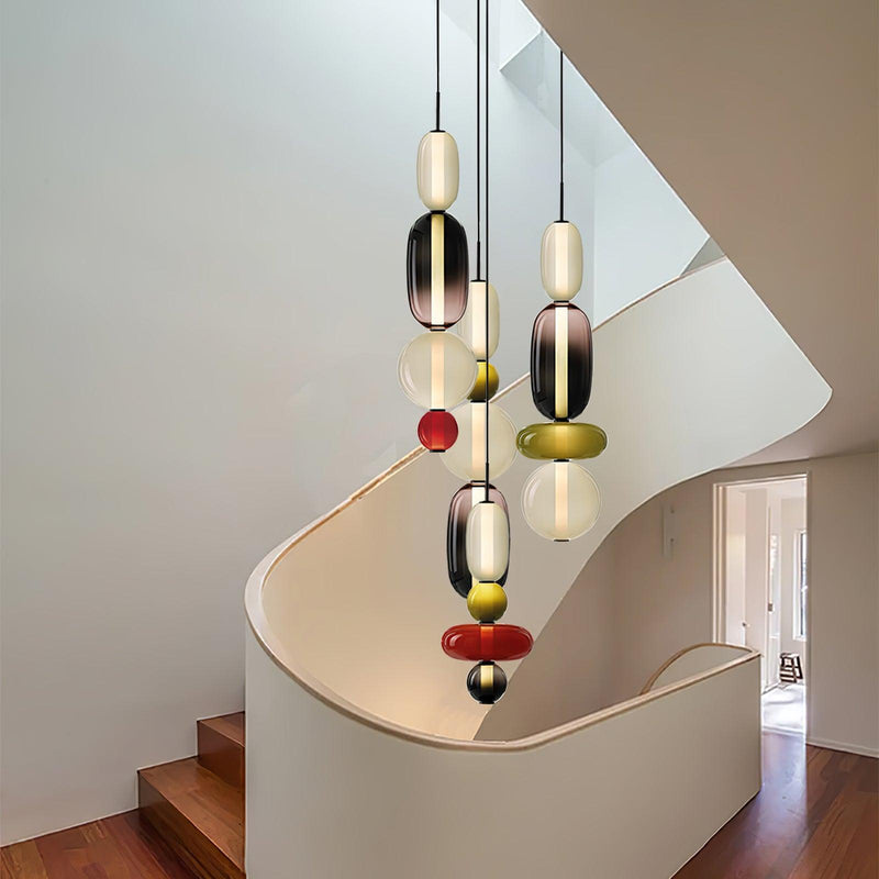 Candy Glass LED Pendant Light – Modern & Colorful Design