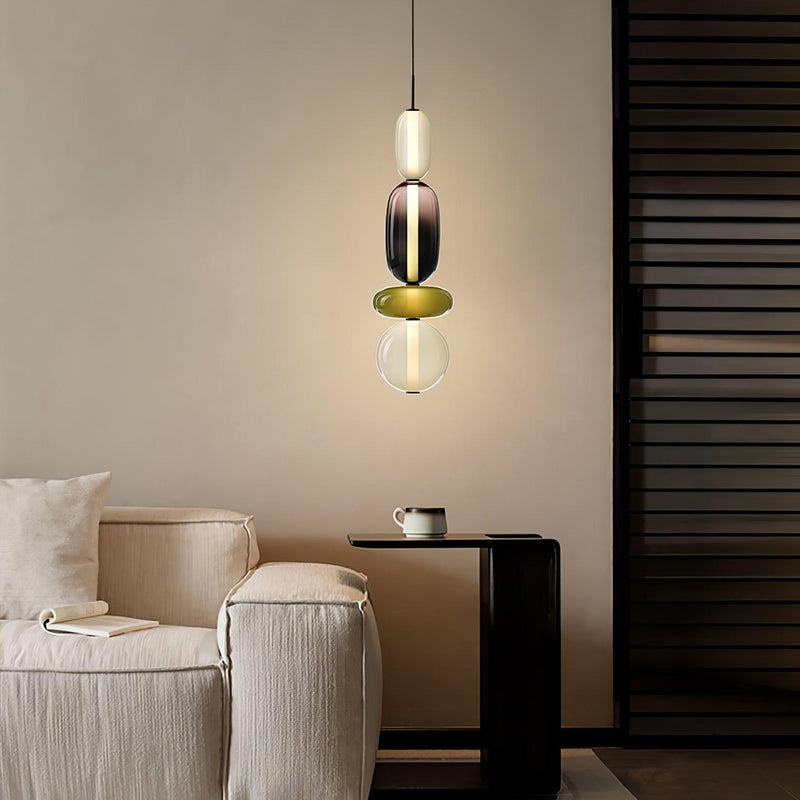 Candy Glass LED Pendant Light – Modern & Colorful Design