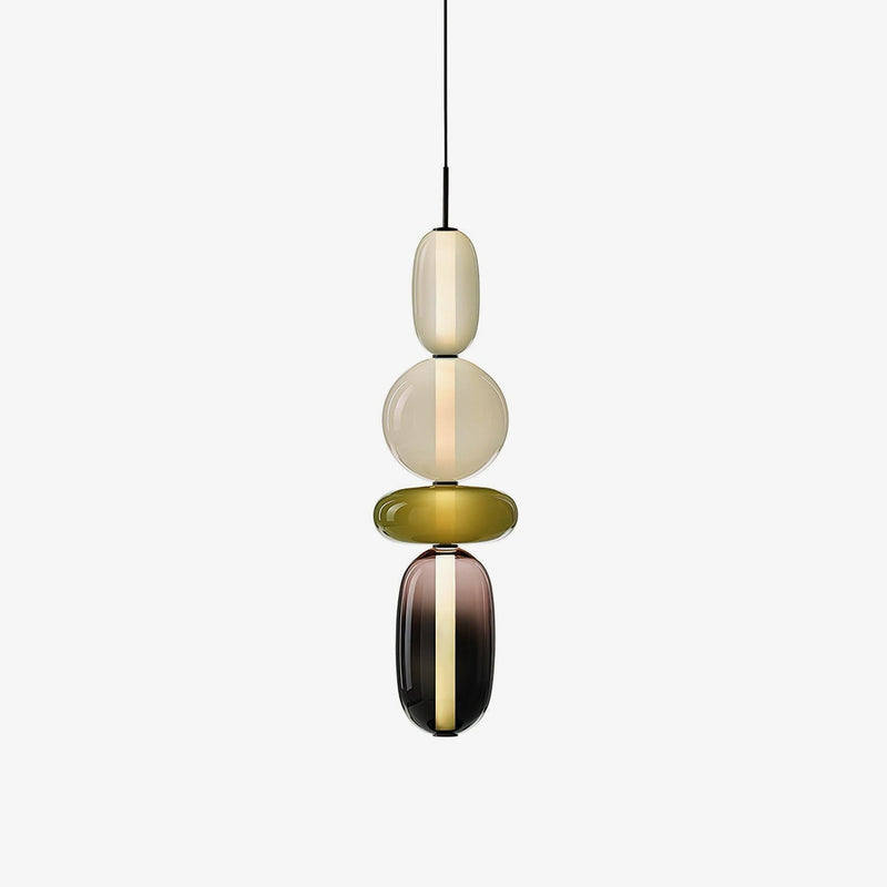 Candy Glass LED Pendant Light – Modern & Colorful Design