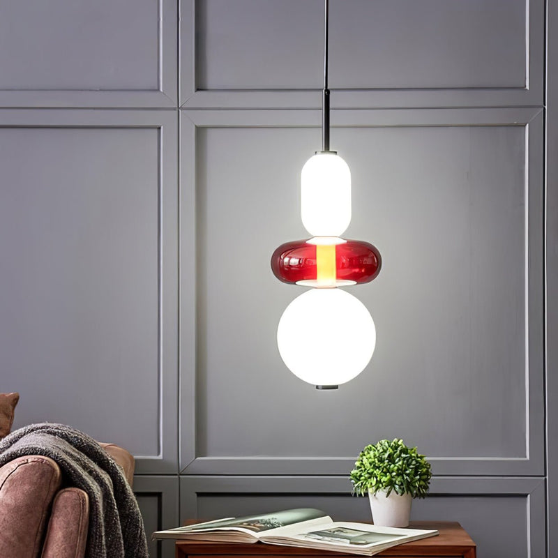 Candy Glass LED Pendant Light – Modern & Colorful Design