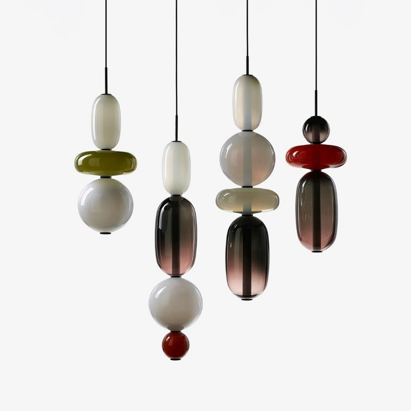 Candy Glass LED Pendant Light – Modern & Colorful Design