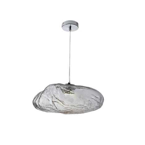 Minimalist Blown Glass Pendant Light – Modern & Elegant LED Design