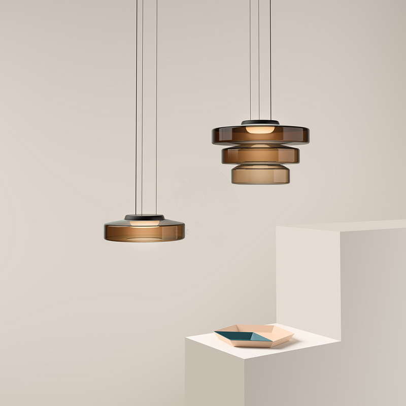 Glass Moon Pendant Light – Elegant & Modular Interior Lighting