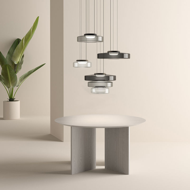 Glass Moon Pendant Light – Elegant & Modular Interior Lighting