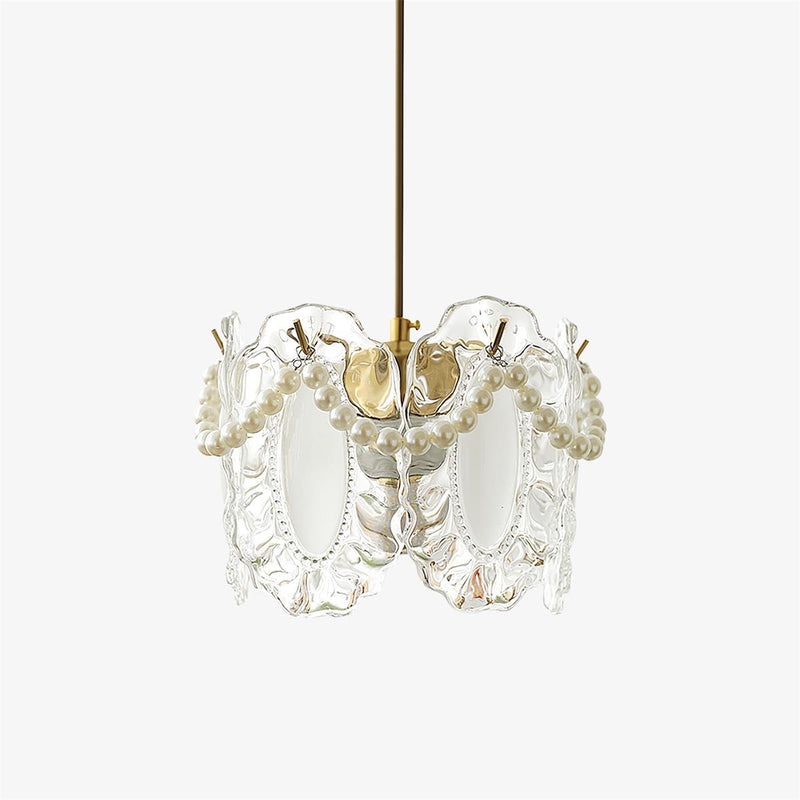 Floral Glass Pendant Light – Elegant & Nature-Inspired LED Design