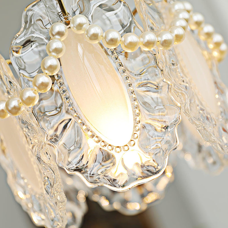 Floral Glass Pendant Light – Elegant & Nature-Inspired LED Design