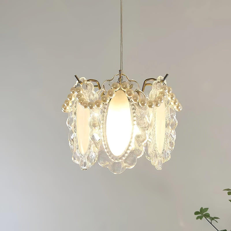 Floral Glass Pendant Light – Elegant & Nature-Inspired LED Design