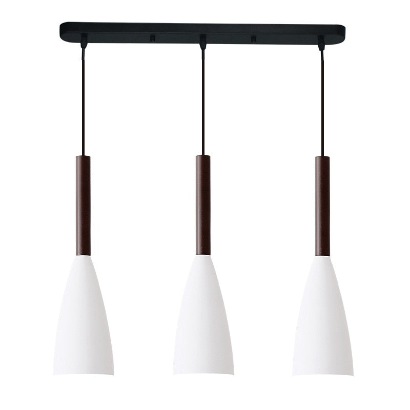 Modern Scandinavian Triple Pendant Light – Adjustable Aluminum Design