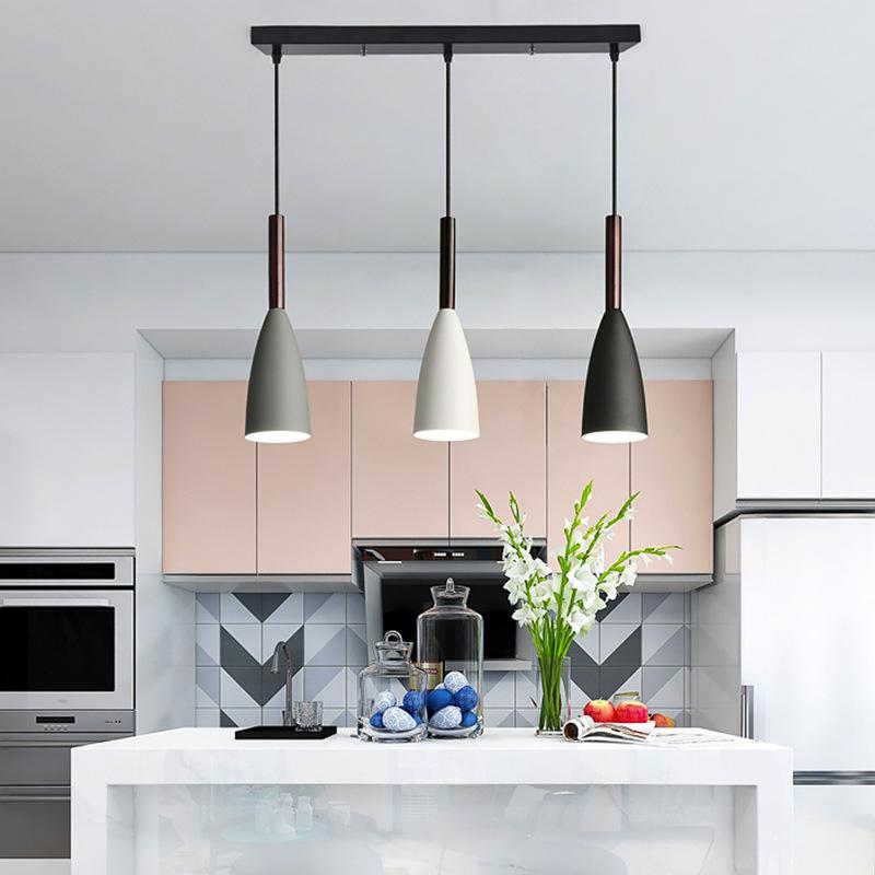 Modern Scandinavian Triple Pendant Light – Adjustable Aluminum Design