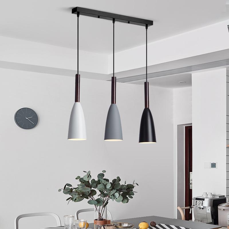 Modern Scandinavian Triple Pendant Light – Adjustable Aluminum Design