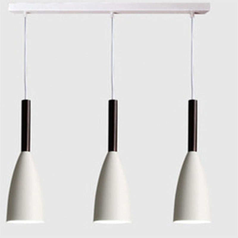 Modern Scandinavian Triple Pendant Light – Adjustable Aluminum Design