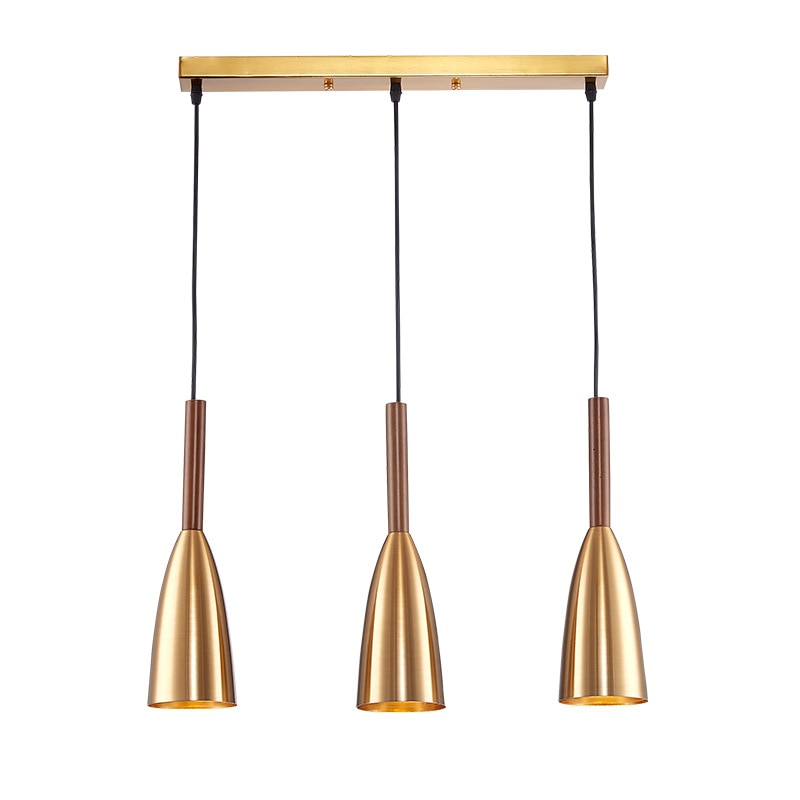 Modern Scandinavian Triple Pendant Light – Adjustable Aluminum Design