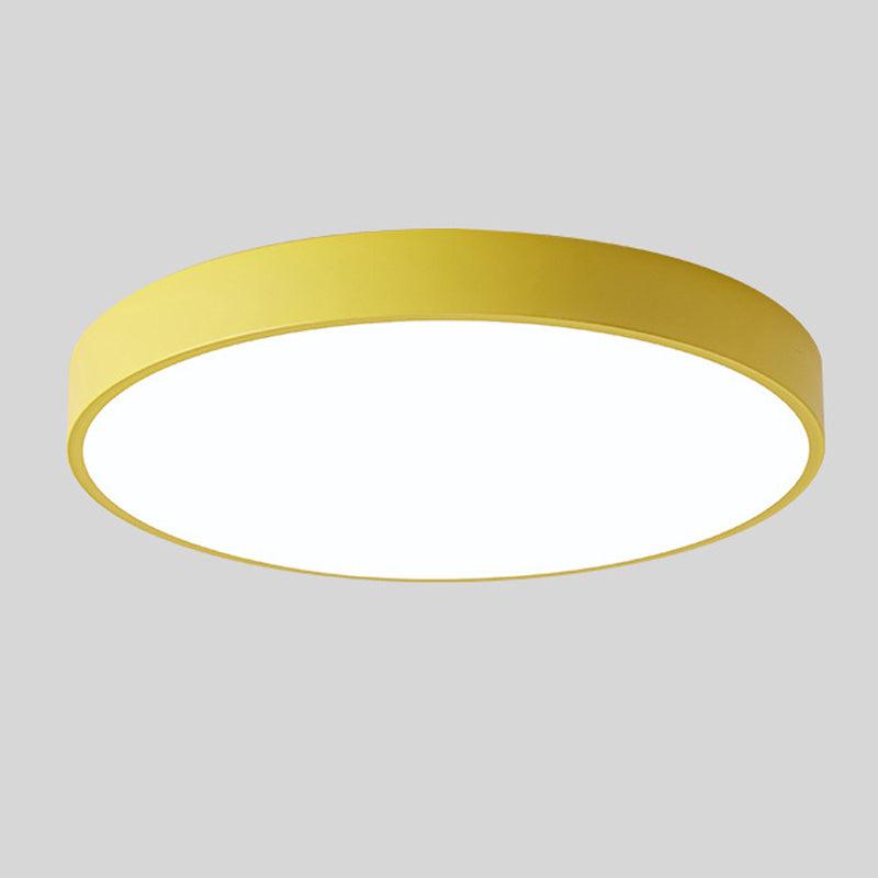 Nordic Wooden Macaroon LED Ceiling Light – Modern Wood & Metal Design