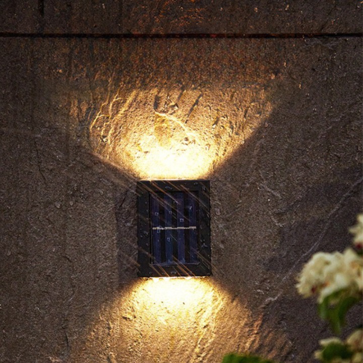 Solar LED Wall Light – Wireless & Eco-Friendly Outdoor Illumination