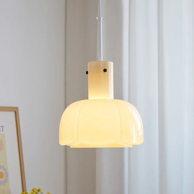 Arctic LED Nordic Pendant Light – Modern Glass & Metal Design with Adjustable Height