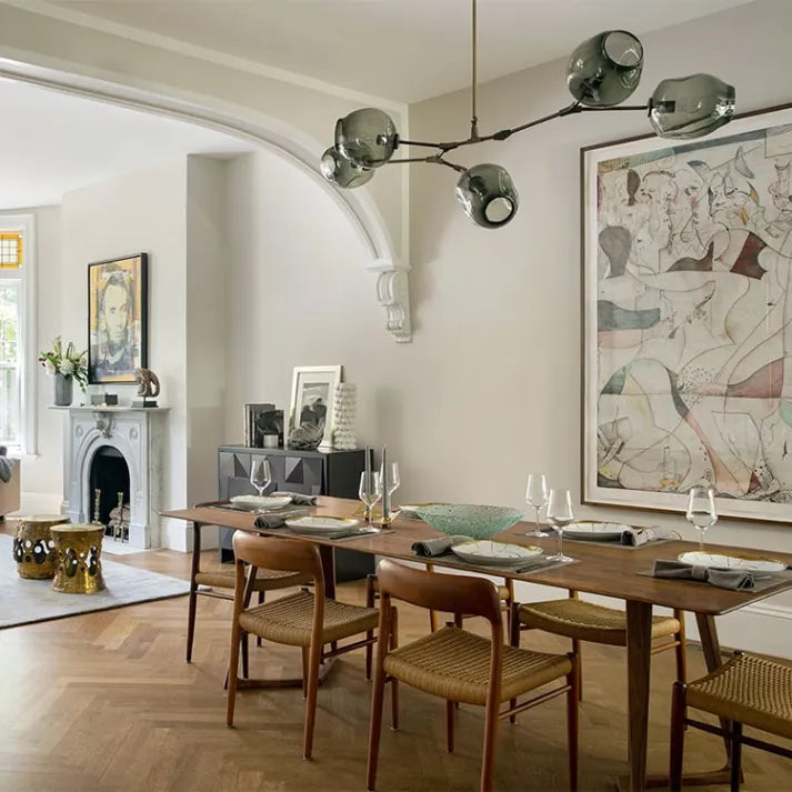 Sputnik Bifurkation Chandelier – Modern Blown Glass & Metal Design