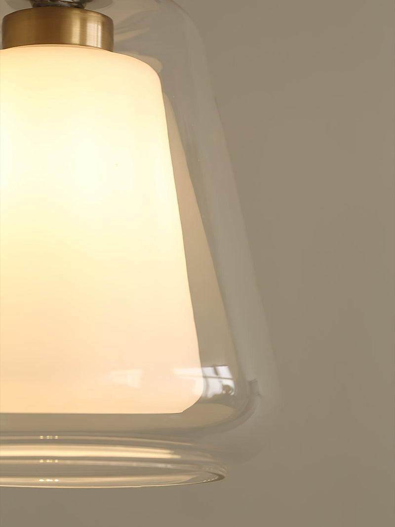 Lucinda Glass Pendant Light – Modern LED Design with Metal Base