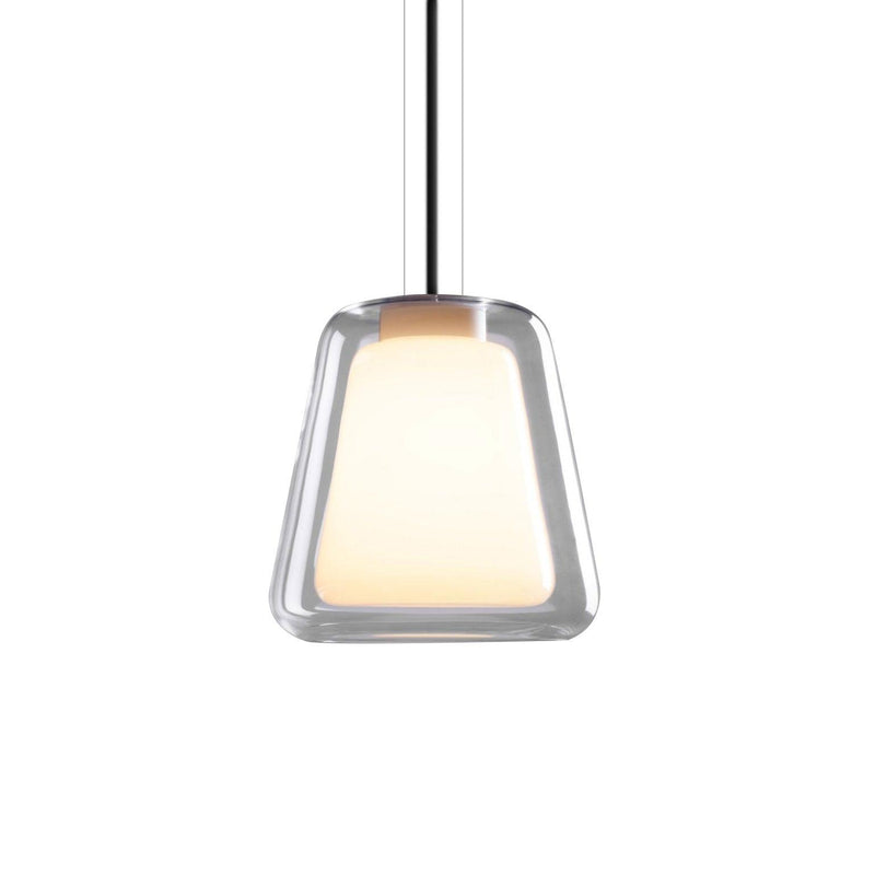 Lucinda Glass Pendant Light – Modern LED Design with Metal Base
