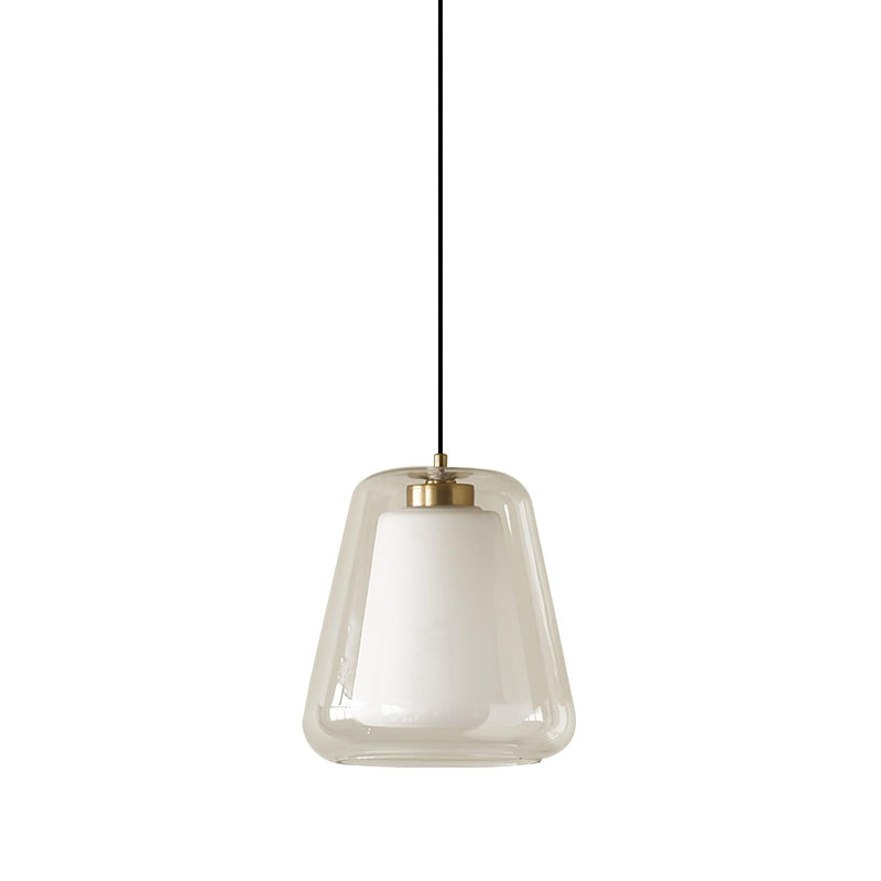 Lucinda Glass Pendant Light – Modern LED Design with Metal Base