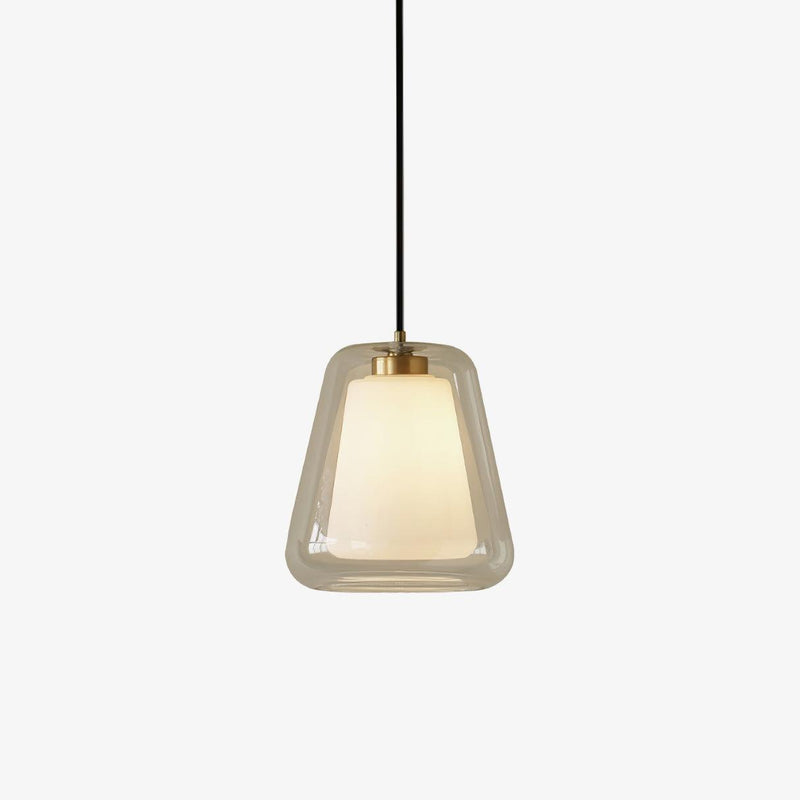 Lucinda Glass Pendant Light – Modern LED Design with Metal Base