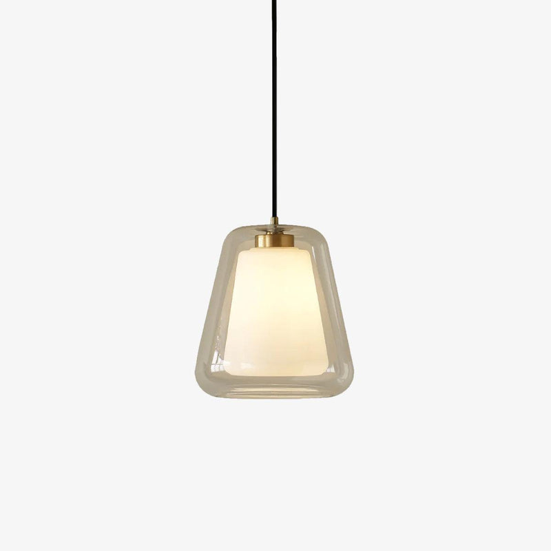 Lucinda Glass Pendant Light – Modern LED Design with Metal Base