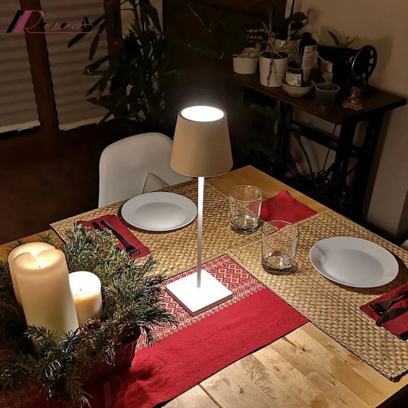 LumiPort Wireless LED Table Lamp – Rechargeable & Dimmable Lighting