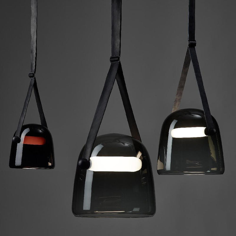 Mona Minimalist Pendant Light – Elegant Metal & Glass LED Design