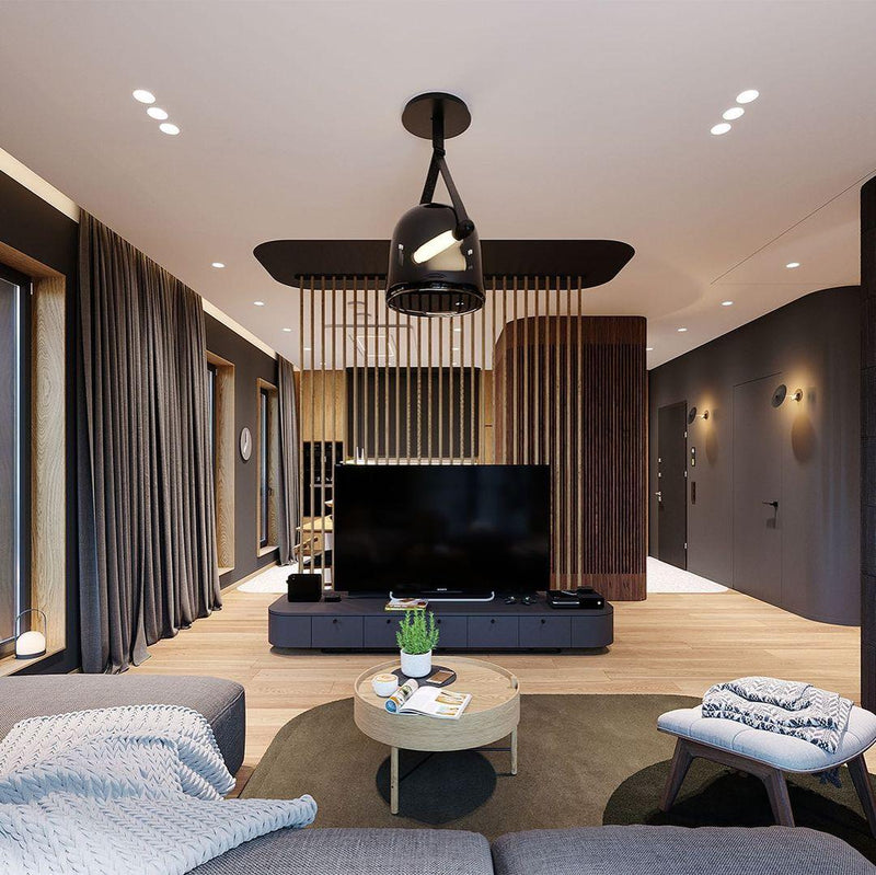 Mona Minimalist Pendant Light – Elegant Metal & Glass LED Design