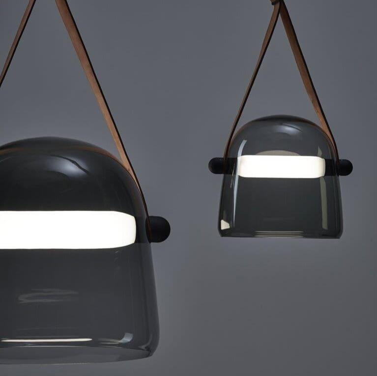 Mona Minimalist Pendant Light – Elegant Metal & Glass LED Design