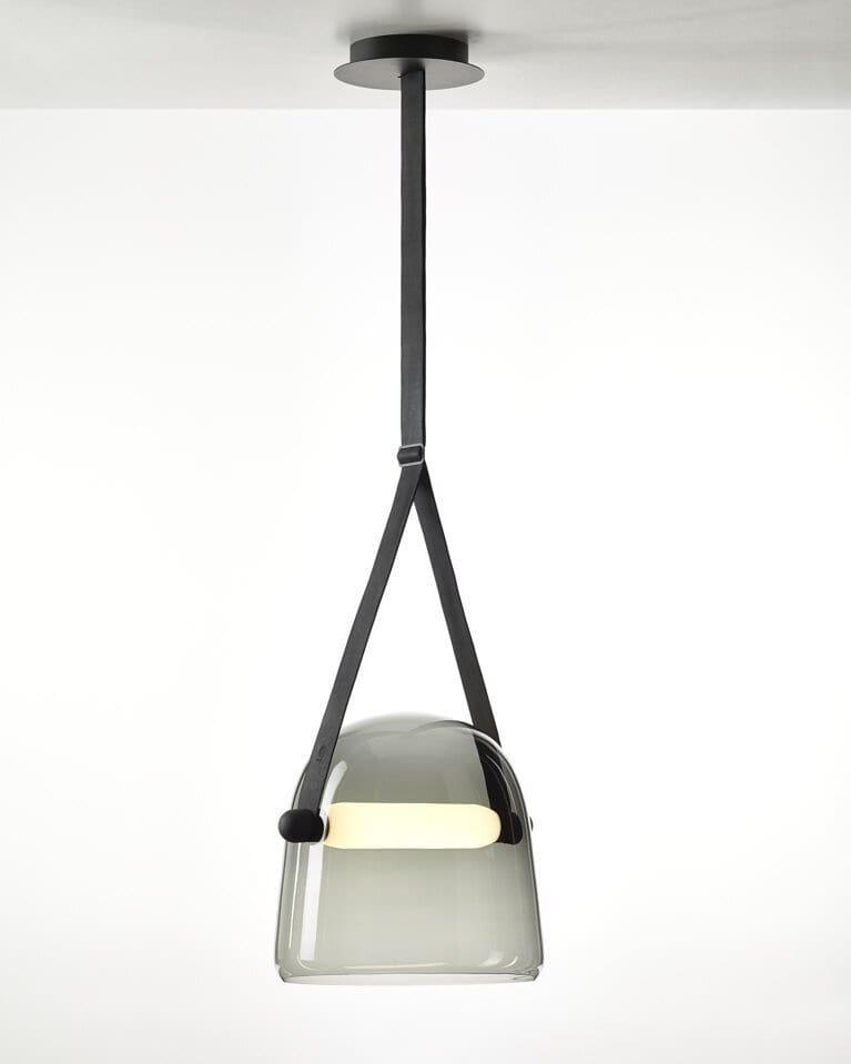 Mona Minimalist Pendant Light – Elegant Metal & Glass LED Design