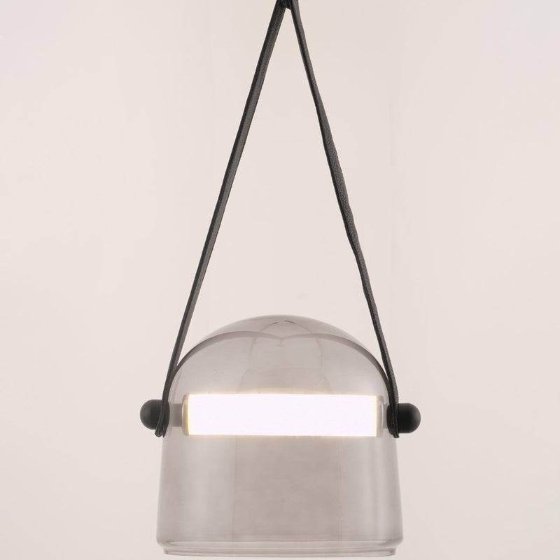 Mona Minimalist Pendant Light – Elegant Metal & Glass LED Design