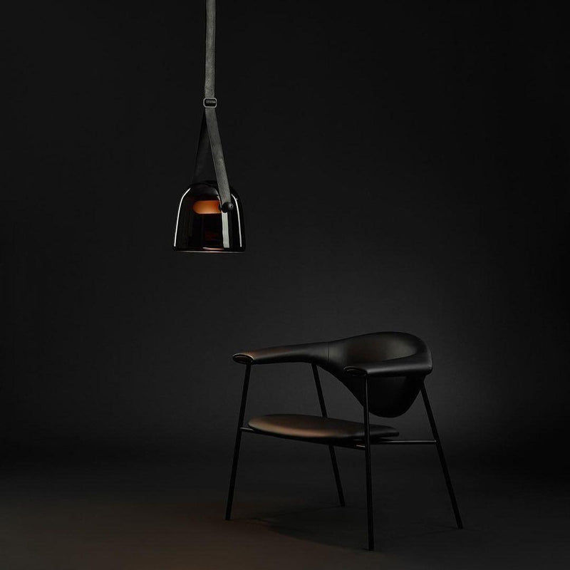 Mona Minimalist Pendant Light – Elegant Metal & Glass LED Design