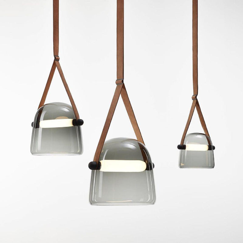 Mona Minimalist Pendant Light – Elegant Metal & Glass LED Design