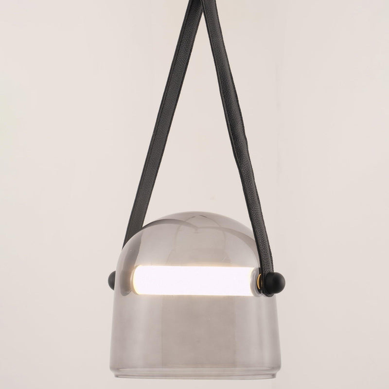 Mona Minimalist Pendant Light – Elegant Metal & Glass LED Design