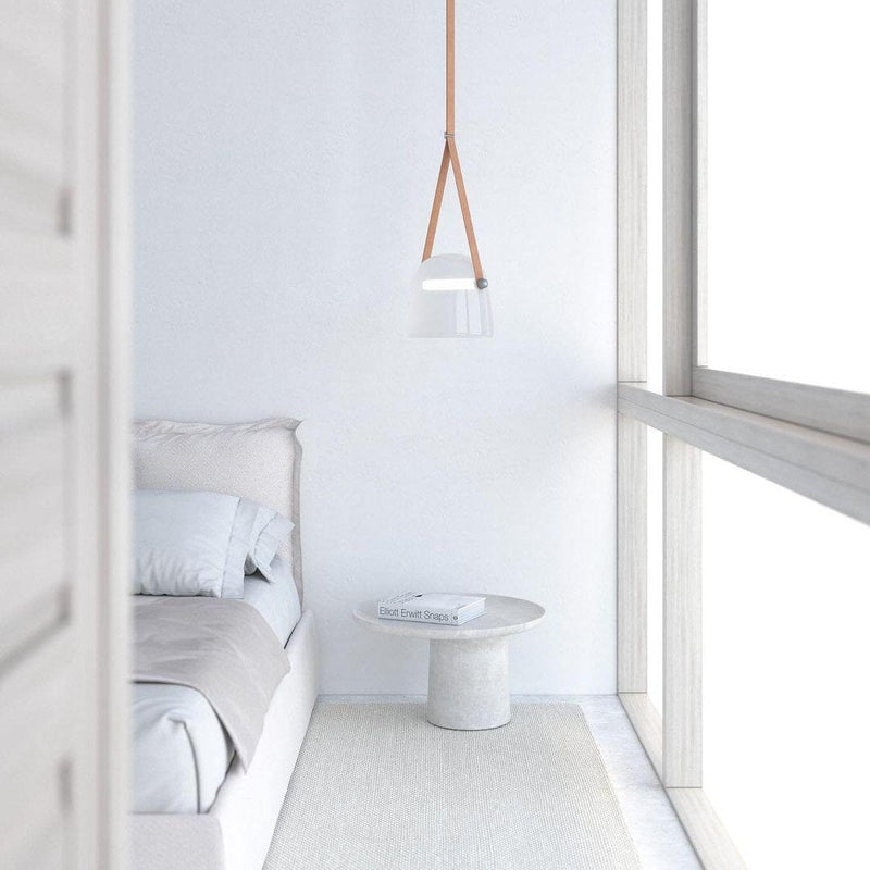 Mona Minimalist Pendant Light – Elegant Metal & Glass LED Design