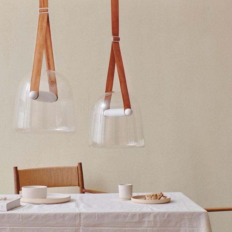 Mona Minimalist Pendant Light – Elegant Metal & Glass LED Design